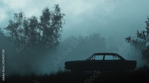 Car in the Mist.