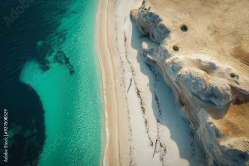 Aerial view of sea