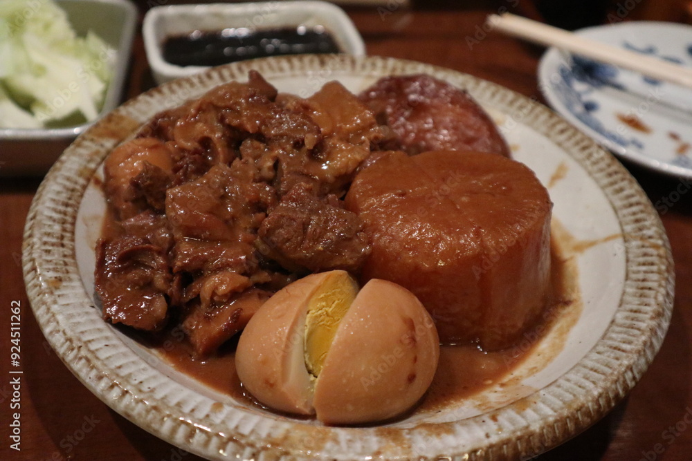 Japanese cuisine: miso oden in Nagoya, Japan Japanese cuisine: miso oden in Nagoya, Japan
