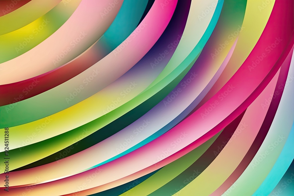 Vibrant Abstract Twisted Ribbon Background with Gradient Wave Pattern Vibrant Abstract Twisted Ribbon Background with Gradient Wave Pattern