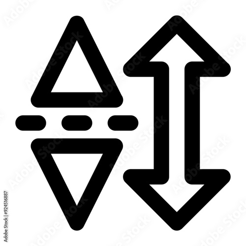 leading, line spacing, space, margin, height, vertical, objects, visual design outline icon