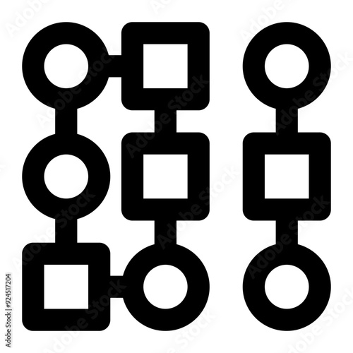 proximity, shapes, path, neighborhood, similarity, graphic design, visual design, outline icon