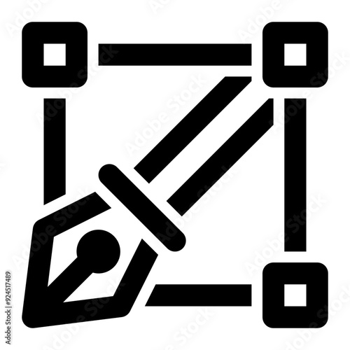 style, customize, pen tool, edit tools, graphic design, visual design outline icon