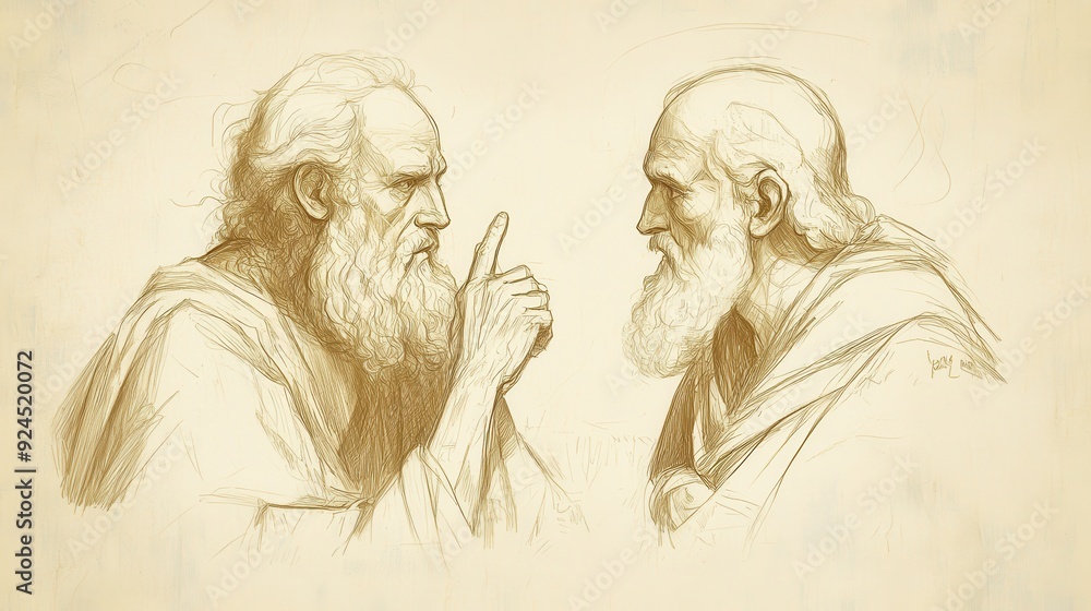Obraz premium 1 Samuel Biblical Illustration: The Lord Rejects Saul as King, Samuel Declares Rejection for Disobedience