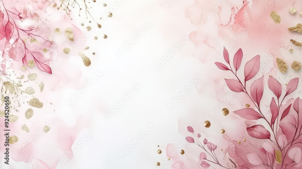 A baby shower invitation card, princess theme, elegant design