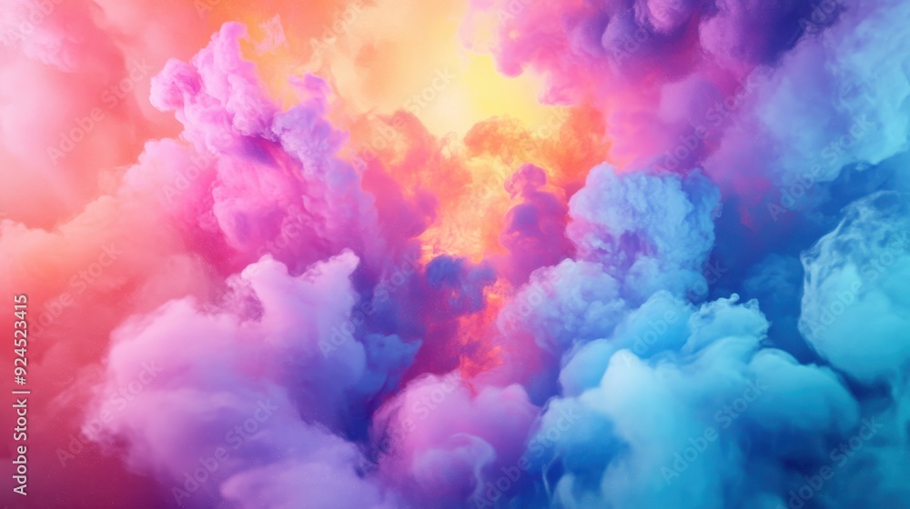Abstract Colorful Smoke Background. Abstract Colorful Smoke Background.