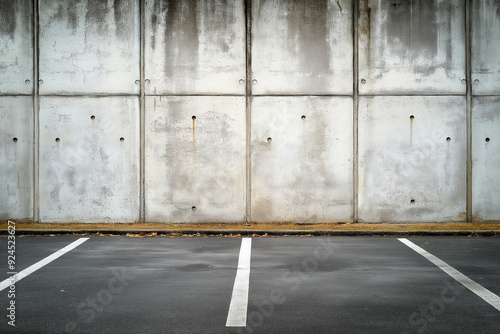 White concrete wall