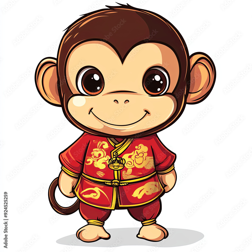 Fototapeta premium Chinese New Year Year of monkey