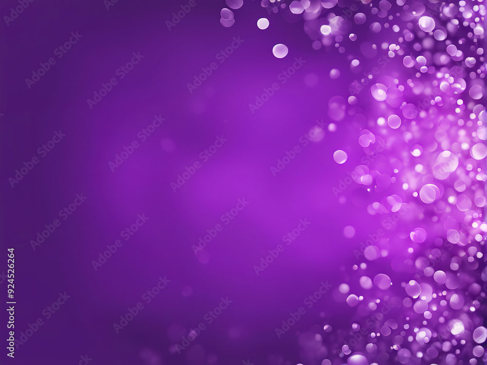 Abstract purple background with white bokeh lights. Abstract purple background with white bokeh lights.