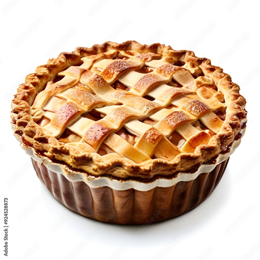 apple pie isolated on white background apple pie isolated on white background