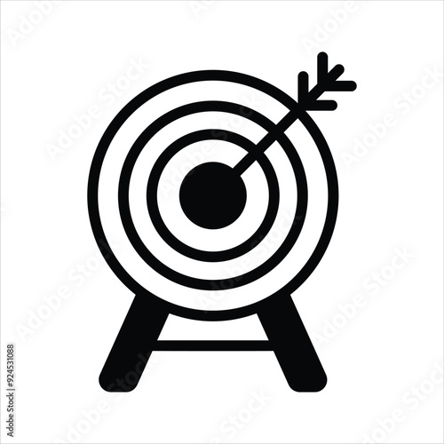 Try this amazing icon of dartboard in modern style