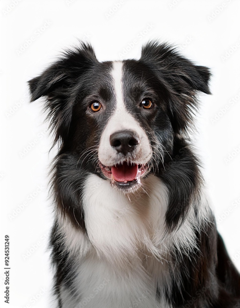 ボーダーコリーのポートレート(Border Collie portrait on white background)
ボーダーコリーのポートレート(Border Collie portrait on white background)