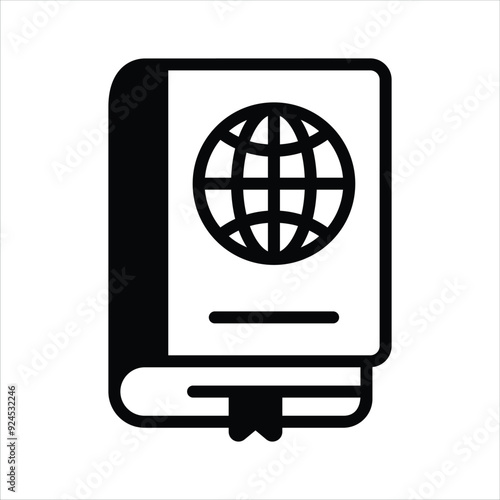 Take your hands on this amazing icon of global book in modern style