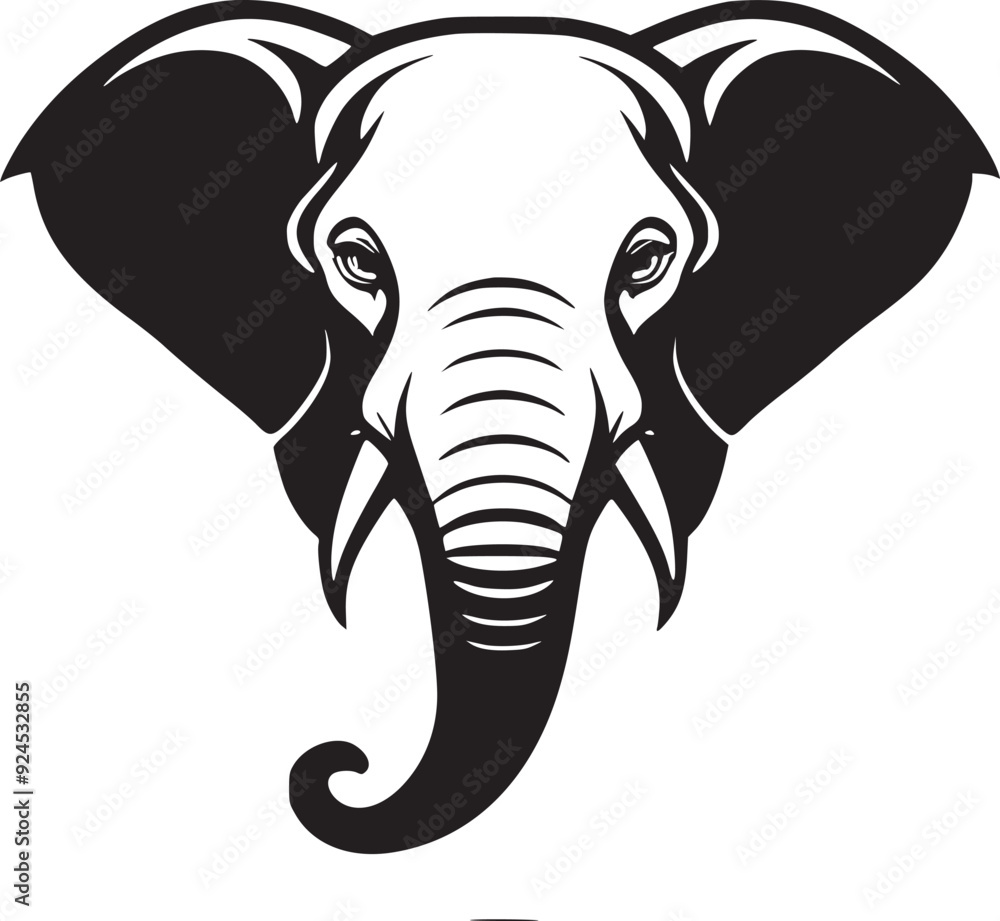 Angry elephant Vector: An Iconic and Playful Character Angry elephant Vector: An Iconic and Playful Character