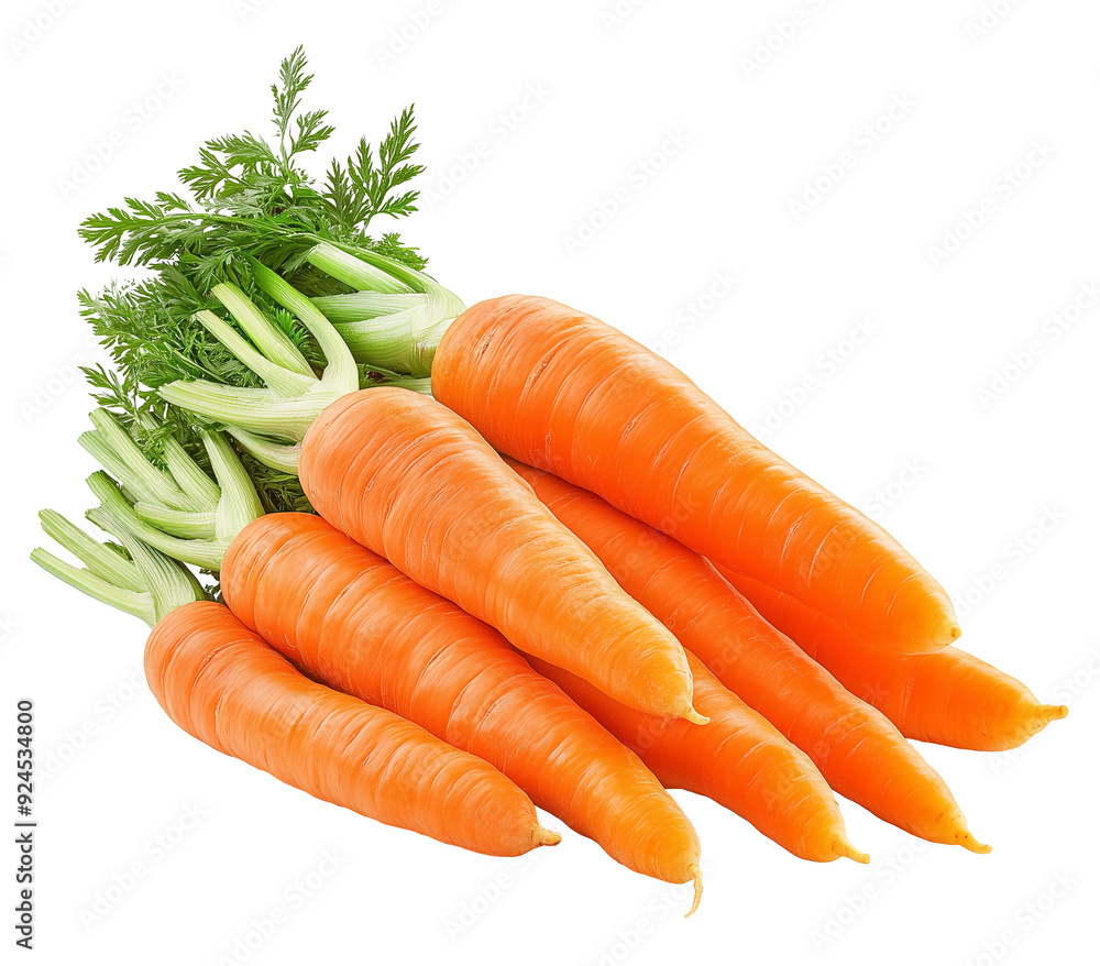 Pile of fresh carrot vegetables isolated on transparent background. Food and plant concept Pile of fresh carrot vegetables isolated on transparent background. Food and plant concept