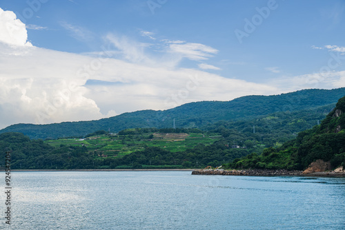 Wallpaper Mural 瀬戸内海を見下ろす豊島の棚田 Torontodigital.ca