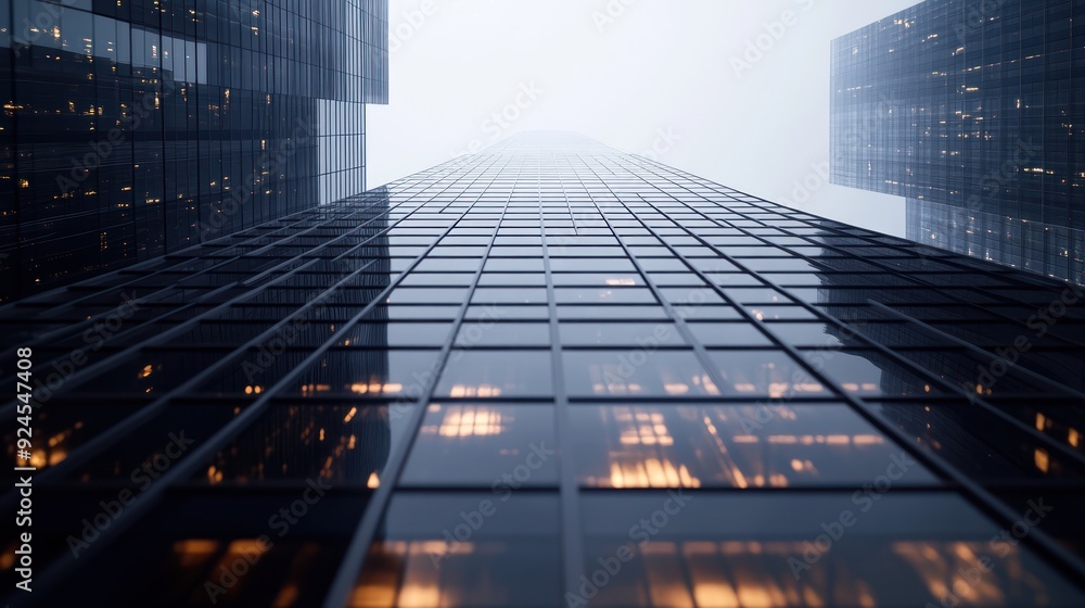 custom made wallpaper toronto digitalModern Skyscraper Architecture