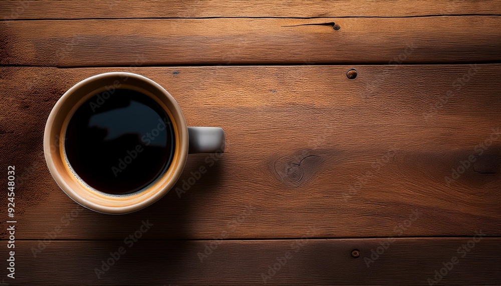 The intricate patterns in a coffee cup viewed from the top. The intricate patterns in a coffee cup viewed from the top.