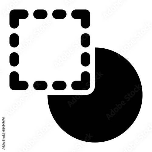 minus front, subtract, subtraction, shapes, pathfinder, graphic design, visual design solid or glyph icon