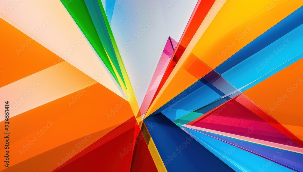Abstract Colorful Geometric Shapes Abstract Colorful Geometric Shapes