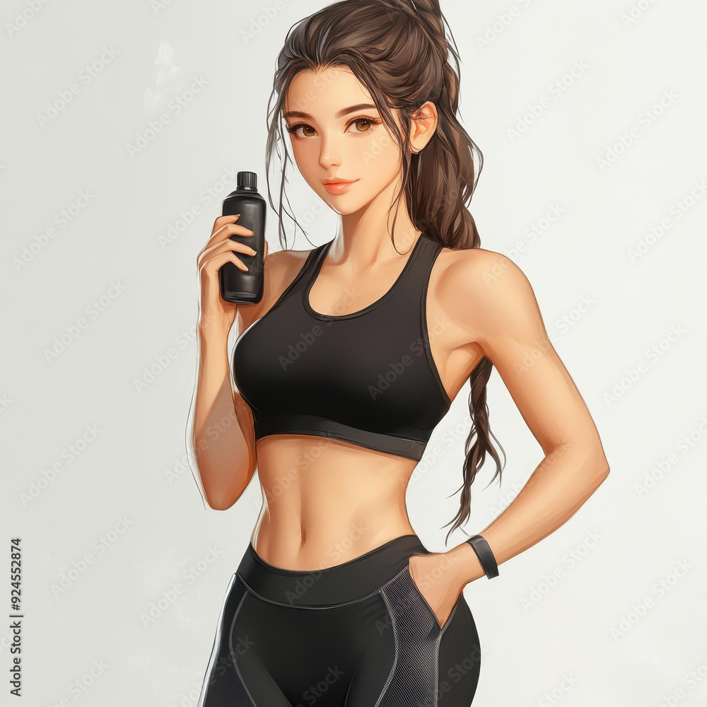 A lean and athletic girl with defined muscles, exuding strength and grace in every move she makes. A lean and athletic girl with defined muscles, exuding strength and grace in every move she makes.
