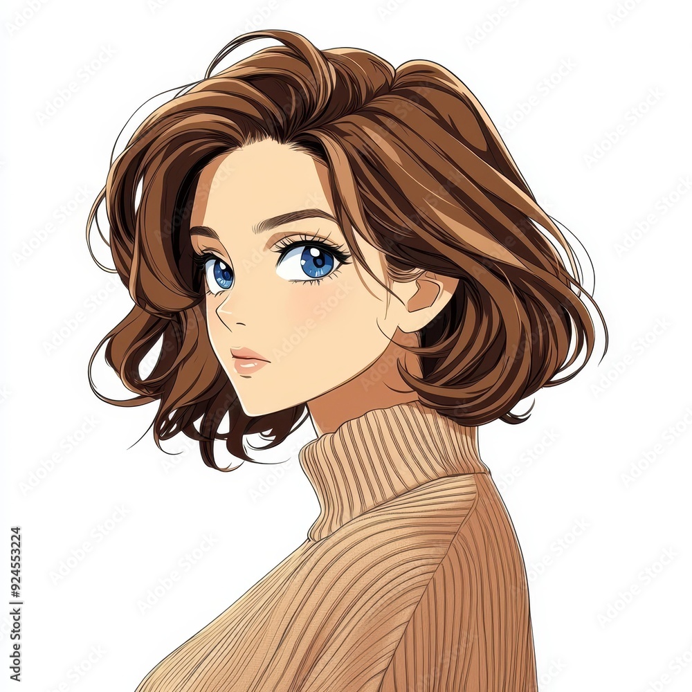 Explore the vibrant world of modern sinspired anime women, featuring stunning 3D designs with short brown hair and striking blue eyes. Explore the vibrant world of modern sinspired anime women, featuring stunning 3D designs with short brown hair and striking blue eyes.