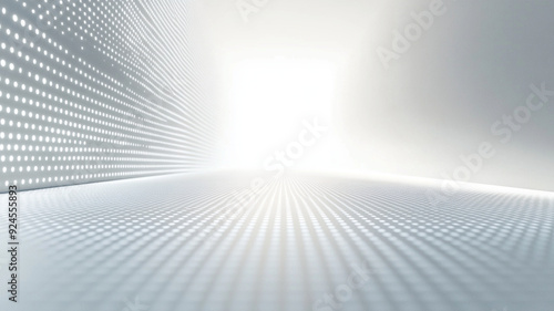 lite sunrise glow transparent white clean abstract technology background futuristic light 