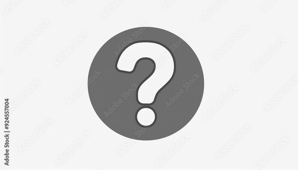 Question Mark Icon - A versatile vector symbol designed for use in various digital and print formats. Ideal for enhancing presentations, websites, or apps, this graphic element signifies inquiry and u Question Mark Icon - A versatile vector symbol designed for use in various digital and print formats. Ideal for enhancing presentations, websites, or apps, this graphic element signifies inquiry and u