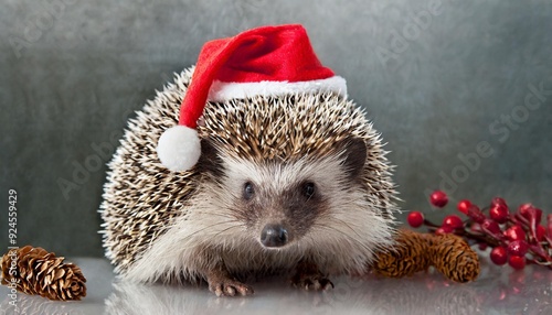 Christmas hedgehog