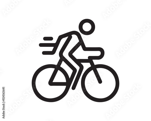 bicycle sign icon