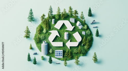 Diagram showing the lifecycle of energy-efficient products, energy efficiency, comprehensive overview -