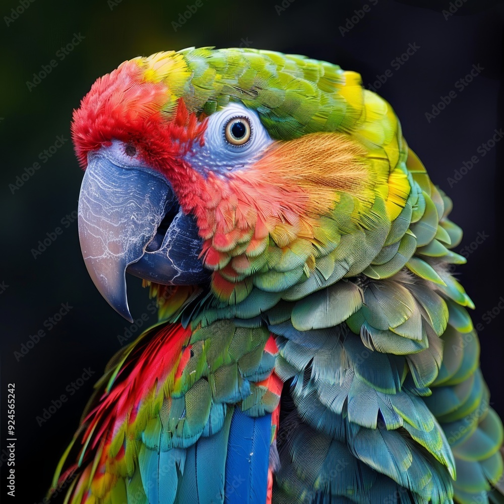 Fototapeta premium beautiful colorful parrot