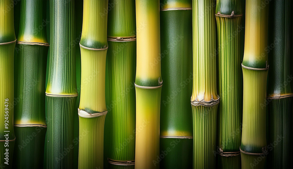 Close-up of Bamboo Stems Close-up of Bamboo Stems