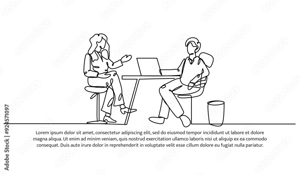 Continuous one line design of currently doing a podcasts. Minimalist style vector illustration on white background. Continuous one line design of currently doing a podcasts. Minimalist style vector illustration on white background.