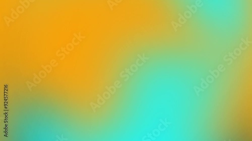 moving glowing yellow and turquoise gradient background