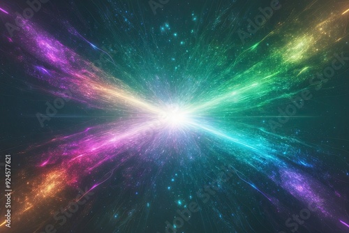Ethereal Multicolor Shimmer Spectrum Overlay Effect for Mystical Lightshow