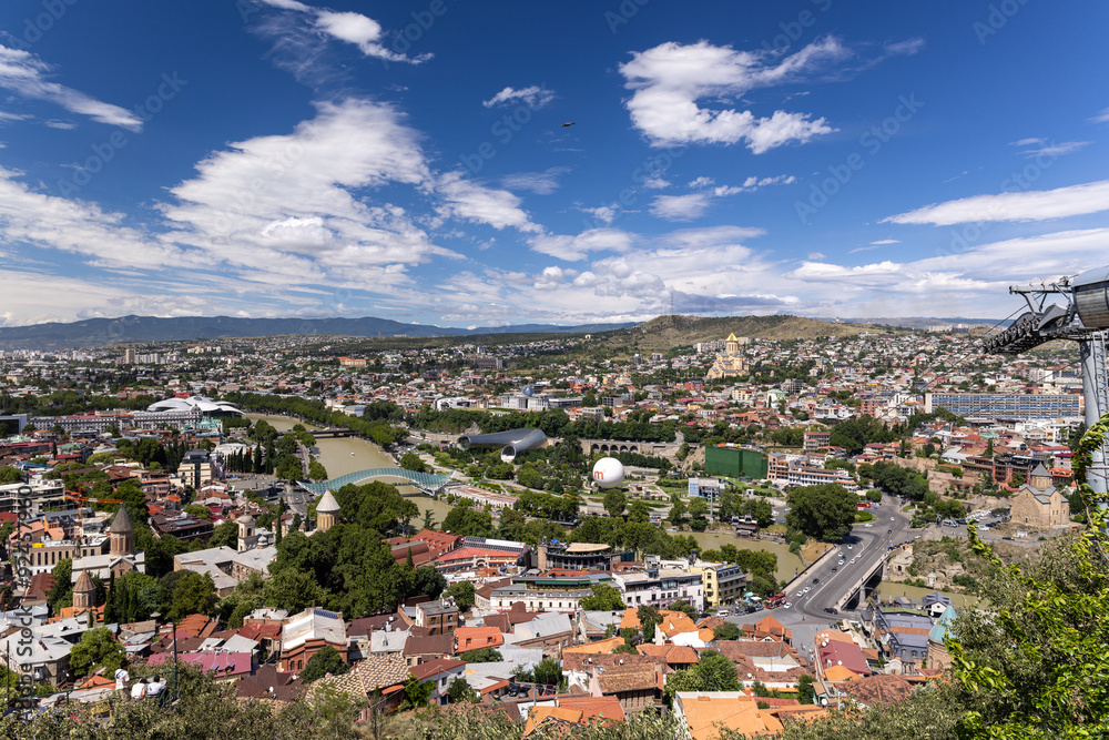 Fototapeta premium view of the city