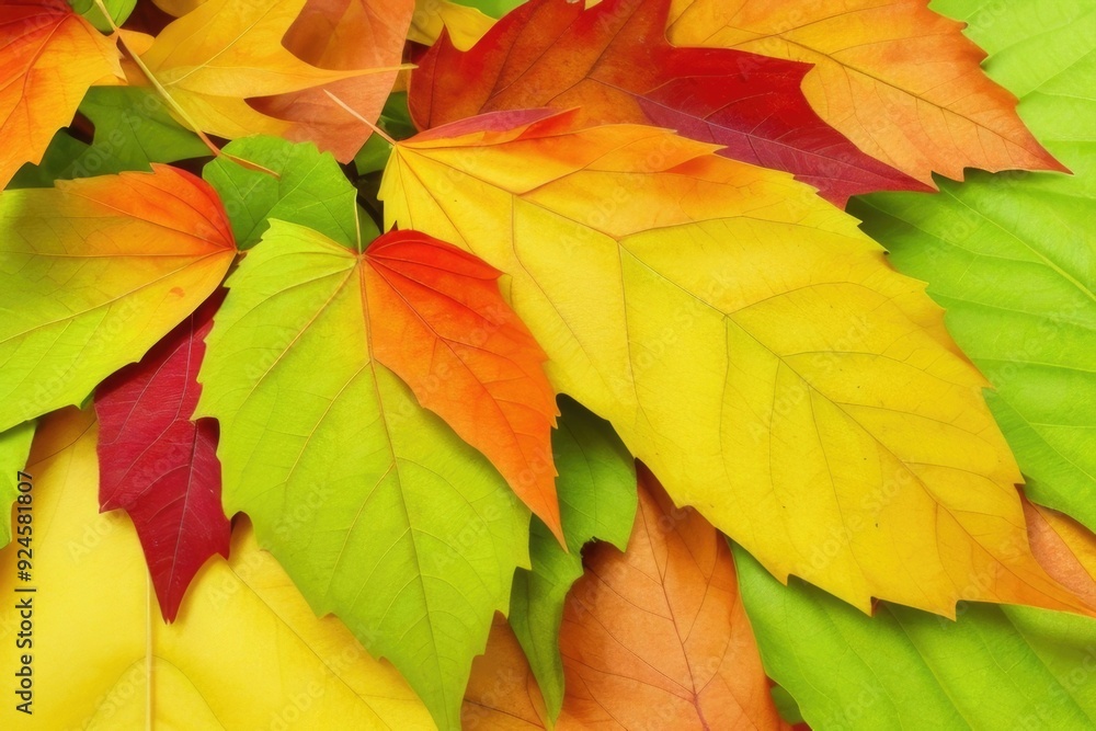 leaves over a color background leaves over a color background