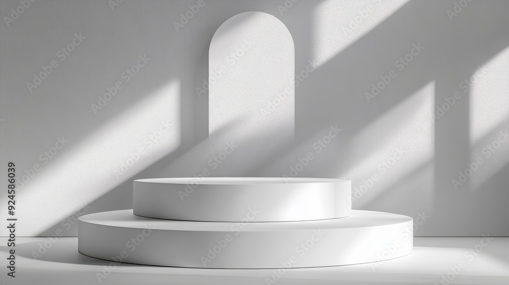 Fototapeta premium minimal product empty podium background 