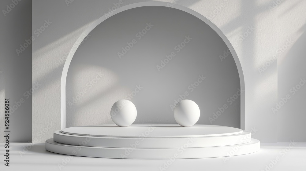 minimal product empty podium background minimal product empty podium background