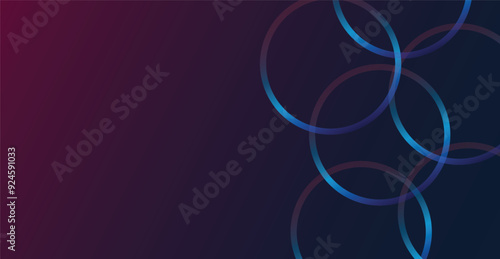 Modern gradient poster on dark background. Minimal abstract covers. styles decoration on dark space. Modern graphic design element stripes concept. element for web banner, art design 