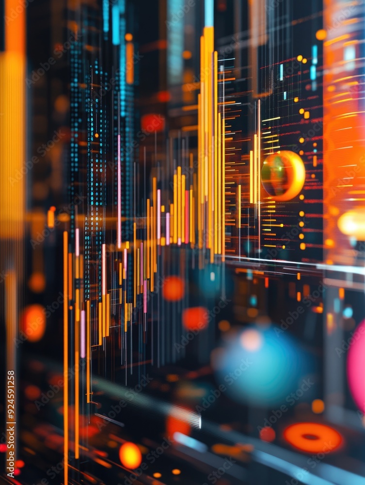 Digital Glitch Art: Abstract Graphics with Neon Lines and Bright Colors Digital Glitch Art: Abstract Graphics with Neon Lines and Bright Colors