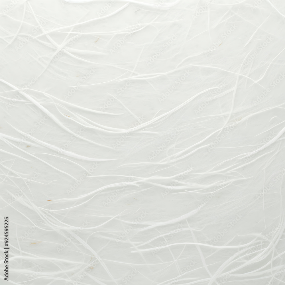 Fototapeta premium White textured paper with subtle organic fibers in a minimalist design 미니멀한 디자인의 은은한 유기적 섬유가 있는 흰색 질감 종이