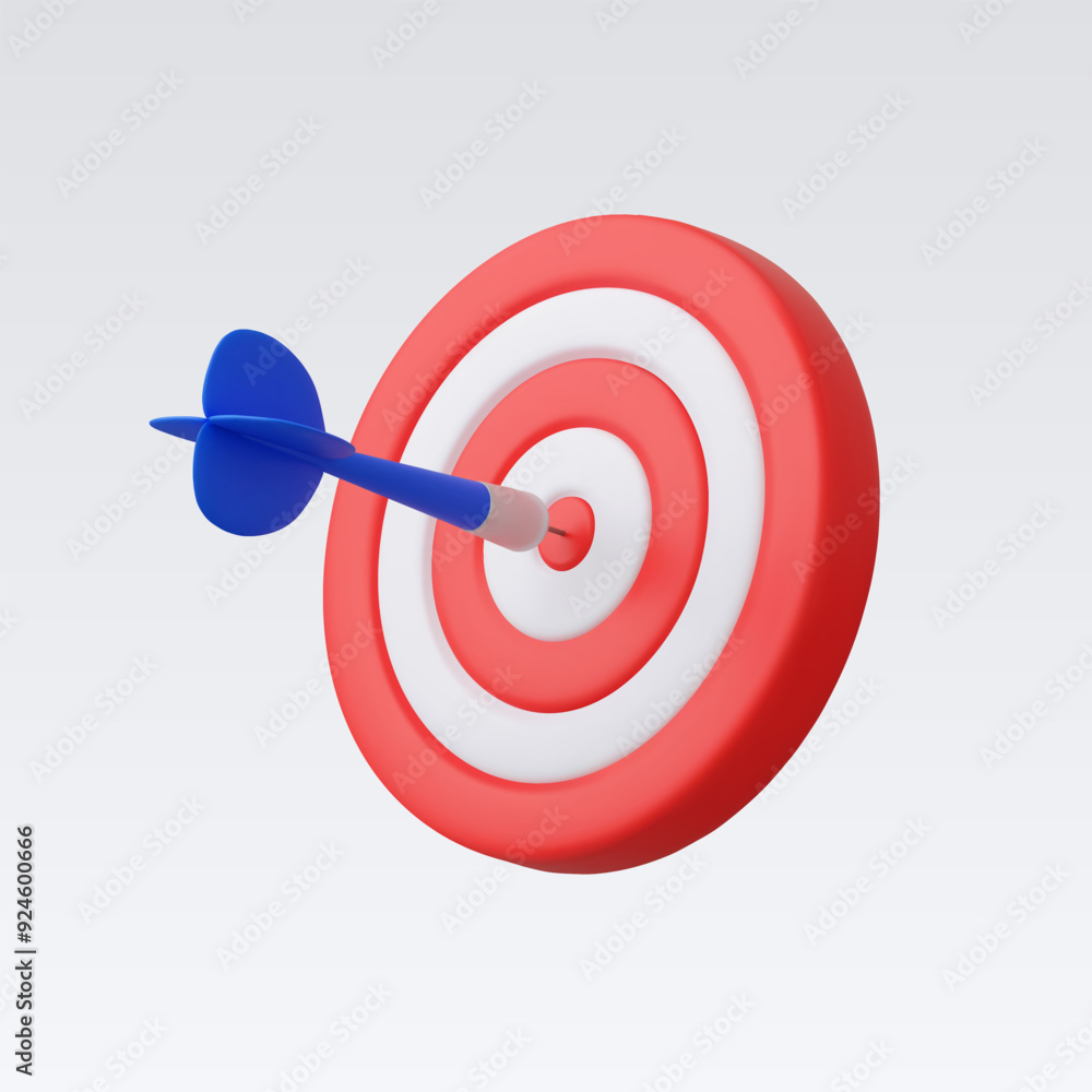 3d Realistic Target icon vector illustration 3d Realistic Target icon vector illustration