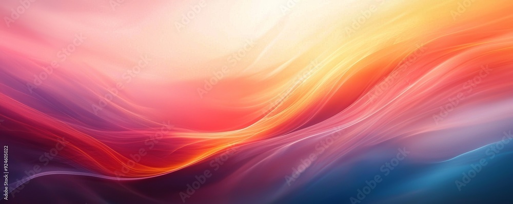 Vibrant abstract background with flowing waves of color, blending hues of pink, orange, and blue for artistic designs. Vibrant abstract background with flowing waves of color, blending hues of pink, orange, and blue for artistic designs.