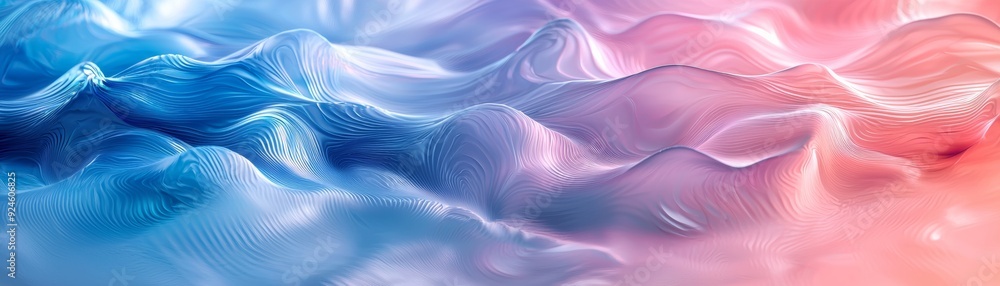 Abstract waves of blue and pink create a soft, fluid background, perfect for artistic or conceptual designs. Abstract waves of blue and pink create a soft, fluid background, perfect for artistic or conceptual designs.