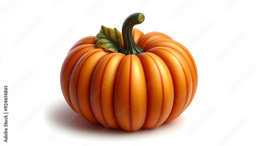 Obraz premium pumpkin isolated on white background