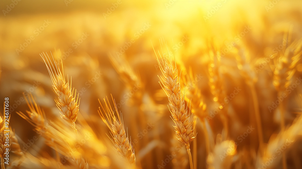 sunlight shining on golden wheat fields, symbolizing a natural harvest and the beauty of agriculture sunlight shining on golden wheat fields, symbolizing a natural harvest and the beauty of agriculture