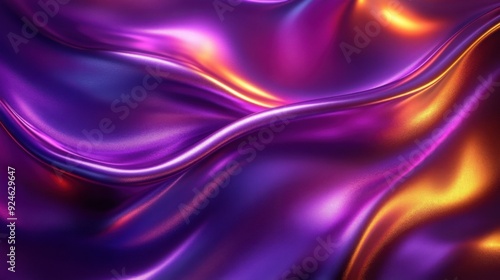 Wallpaper Mural Vibrant Silky Fabric A Stunning Close-Up of Colorful Waves Torontodigital.ca
