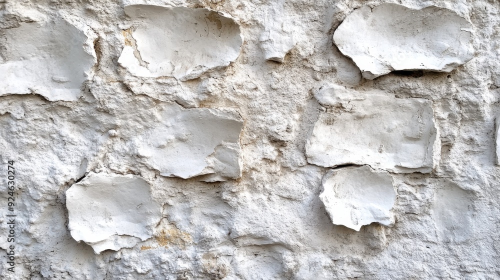 Weathered Wall with Textured Patches and Peeling Surface Weathered Wall with Textured Patches and Peeling Surface